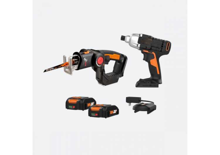 20V  2-IN-1 SAW  IMPACT DRIVER DIY COMBO KIT