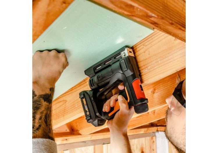 20V 3/8" CORDLESS CROWN STAPLER WITH AIR IMPACT TECHNOLOGY