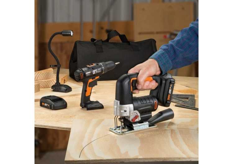 20V DRILL  JIGSAW WITH FLEX LIGHT